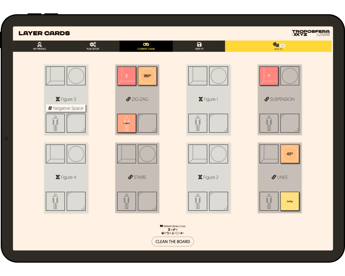 Digital Cards Layer Cards